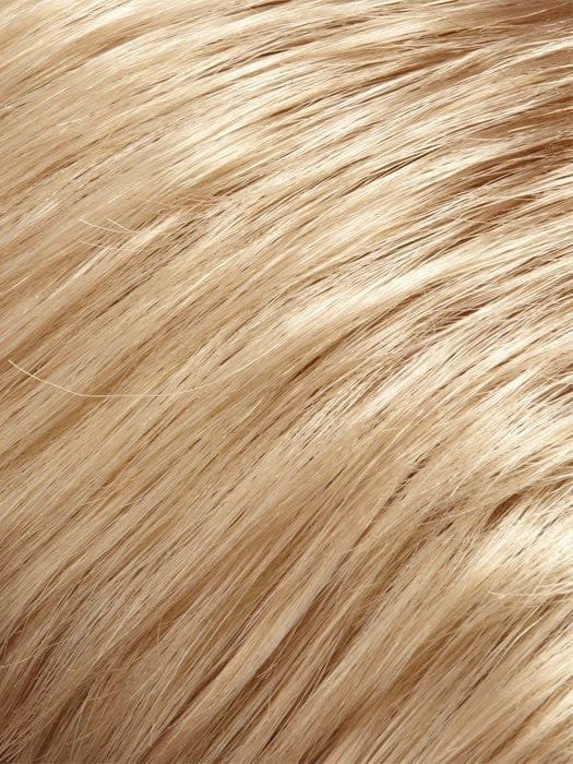 First Lady Products childrens bob wig with bangs in light blonde showing smooth synthetic hair texture close up