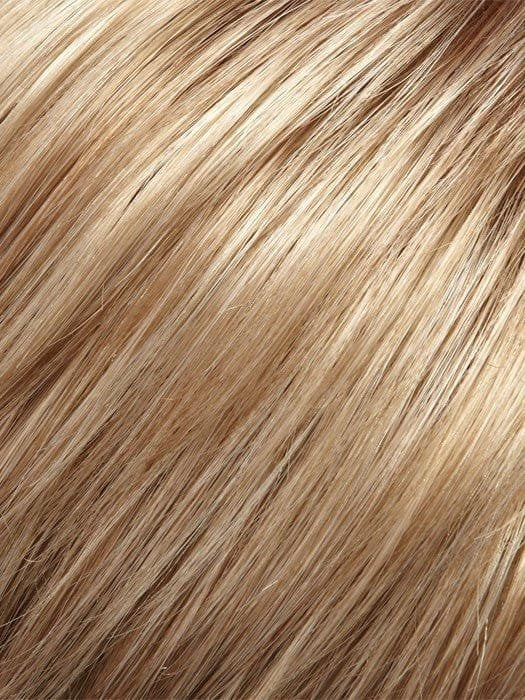 First Lady Products childrens bob wig with bangs in honey blonde showing smooth shiny synthetic hair texture